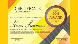 Nice !!! Premium Certificate Design Part.2