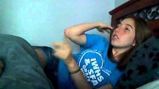 brittany crushing christian by sitting on her