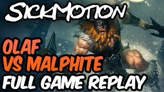 SickMotion - Olaf vs Malphite Toplane S6 - League of Legends