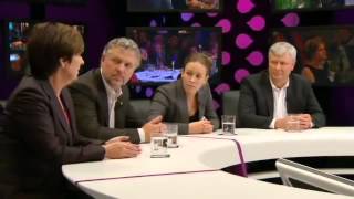 De Rödgröna ledarna diskuterar läget på valvakan 2010