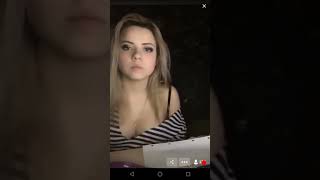 Periscope blonde girl