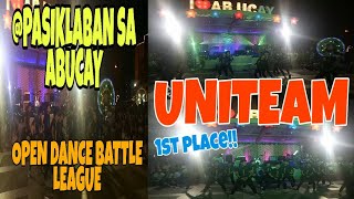 UNITEAM, 1ST PLACE @PASIKLABAN SA ABUCAY 2019 (OPEN DANCE BATTLE LEAGUE)