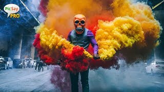 Cara Edit Foto Kekinian SMOKE BOMB #3 | Tutorial Picsay Pro