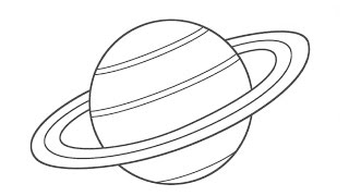 How to Draw a Planet Saturn / Как нарисовать планету Сатурн