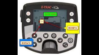 Minelab E-Trac. Сигнал фольги или ...
