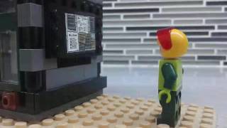 LEGO Green Lantern and Kite man stop motion