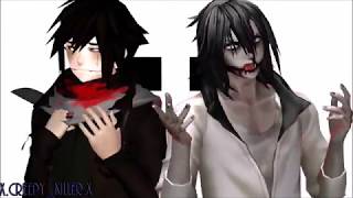 【MMD X CREEPYPASTA】attention - Jeff the killer, Homicidal Liu