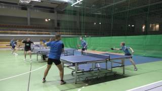 Barricade Def + D.Tecs OX + Tenergy 0.5 - 1st set.
