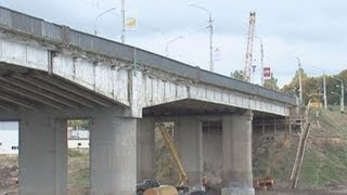 В Могилёве ремонт одного из мостов через Днепр привёл к пробкам