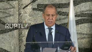 Lavrov comments on US "explosive" presence in Afghanistan in joint press briefing with FM Di Maio