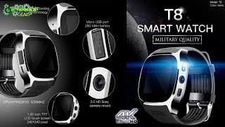 Обзор смарт часов  T8 с камерой (4K)