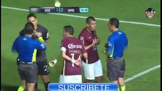 Veracruz VS America 2016 Jornada 4| Goles y Rojas