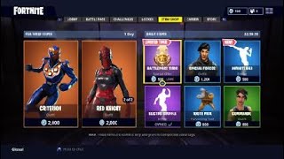 Fortnite RED KNIGHT RETURN + FEMALE CARBIDE!!!!!!!