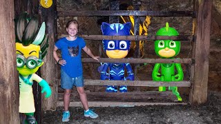PJ MASKS Romeo Steals the Golden Pineapple The Assistant Mine Hunt