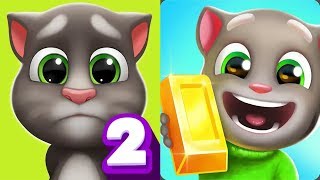 Talking Tom Gold Run vs My Talking Tom 2 Android Gameplay 2019 #26