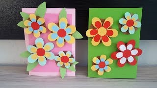 Geburtstagskarte mit 3D Blumen basteln/DIY Handmade Crafts -3DFlowers Birthday card