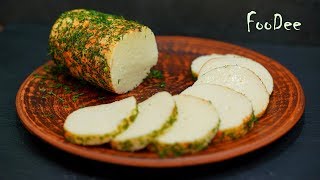 Сварила творог в молоке - получила домашний СЫР! Рецепт БЕЗ яиц - сыр из творога и молока