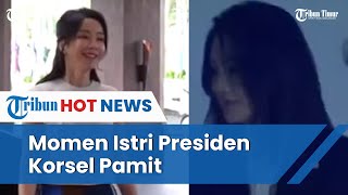 Ekspresi Kim Keon hee Ibu Negara Korsel Disorot saat Pulang Duluan dari KTT G20 Bali