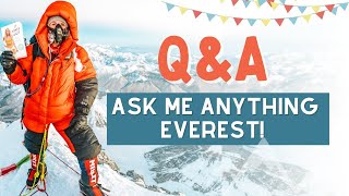 Summiting Mount Everest Q&A - Your questions answered! Rebecca Louise