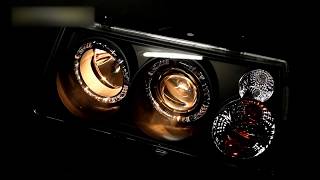 Черные фары ВАЗ 2108, 2109, 21099