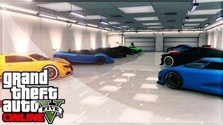 GTA 5 Online PS4 Garage Showcase - Adder, Zentorno, Entity & More! (GTA 5 PS4 Gameplay)