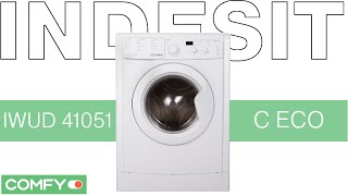 Indesit IWUD 41051 C ECO - стиральная машина с технологией Energy Saver -Видеодемонстрация от Comfy