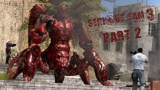 Serious Sam 3 Gameplay - Part 2 - Machine Gun Scorpion BOSS (PC) 60fps