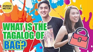 What  Is The  TAGALOG of BAG? | HumanMeter