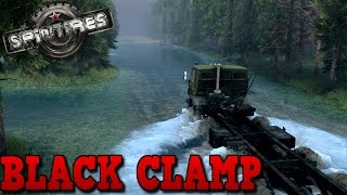 SpinTires | Black Clamp | Map Mod | Kamaz 6350 Mustang 8x8