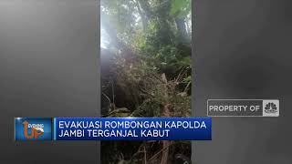 Evakuasi Rombongan Kapolda Jambi Terkendala Kabut