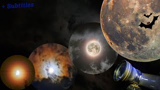 Таинственная ночь удивила лунным Гало и небесными пейзажами