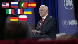 Borat crashes a Mike Pence speech dressed as Donald Trump | Borat 2 (2020) | Multilanguage