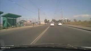 Бишкек кара жыгач W124 E500 авария BMWе39