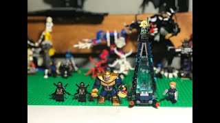 The LEGO Cheetah builds Marvel Avengers Outrider Dropship Attack