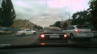 Не удачный дрифт на Ford Mustang дтп