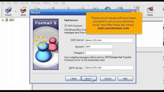 How to configure an email account in FoxMail