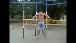 Как накачать мышцы на турниках и брусьях