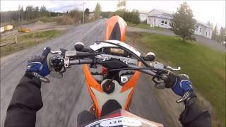 KTM 125 EXC kikkailua