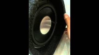Test loa bass siêu mỏng tự chế, Diy speaker
