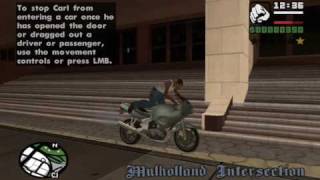 GTA San Andreas - "Weapons-Run" for free weapons at the very beginning of the game - Part 1 (of 2)