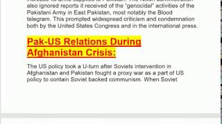 PAKISTAN & USA RELATIONSHIP SINCE 1947 UP TO 2019. IMPORTANT TOPIC FOR CURRENT, ESSAY & IR PAPER II.
