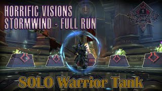 Horrific Vision of Stormwind - 5 zones - SOLO RUN - Warrior Tank PoV - Patch 8.3: Visions of N'zoth