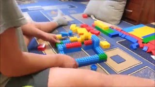 Как построить домик из детского конструктора / How to build a house from the designer / 如何从设计师盖房子