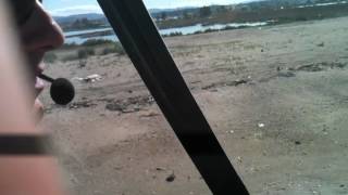 Helicopter landing on beach. SX-HEW. Next to Oropos, Greece.