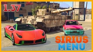 ОБНОВЛЕННЫЙ ЧИТ НА ГТА 5 ОНЛАЙН ! ЛУЧШИЙ НОВЫЙ ТРЕЙНЕР В GTA 5 ONLINE 1.37 ! ( SIRIUS MENU V.6 )