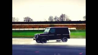 Mercedes Gelendwagen G 55..Гелик валит боком