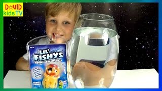 ►ОСЬМИНОГ Игрушка Плавает или танцует? Lil' Fishys Motorised Fish 蛸 DAVID KIDS TV