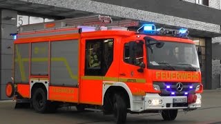 [Wohnungsbrand Mülheim] NEUES HLF- Einsatzfahrten Feuerwehr, Polizei und Rettungsdienst