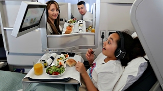 9 Year Old Kid Hits 4 Million Subscribers! Business Class Airplane Flight To NYC