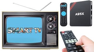 SMART TV В СТАРОМ ТЕЛЕВИЗОРЕ. NEXBOX A95X. BANGGOOD